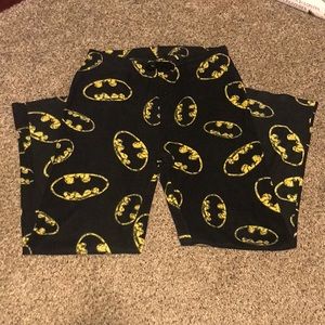 Batman Logo Mens 100% Polyester Small Pajamas